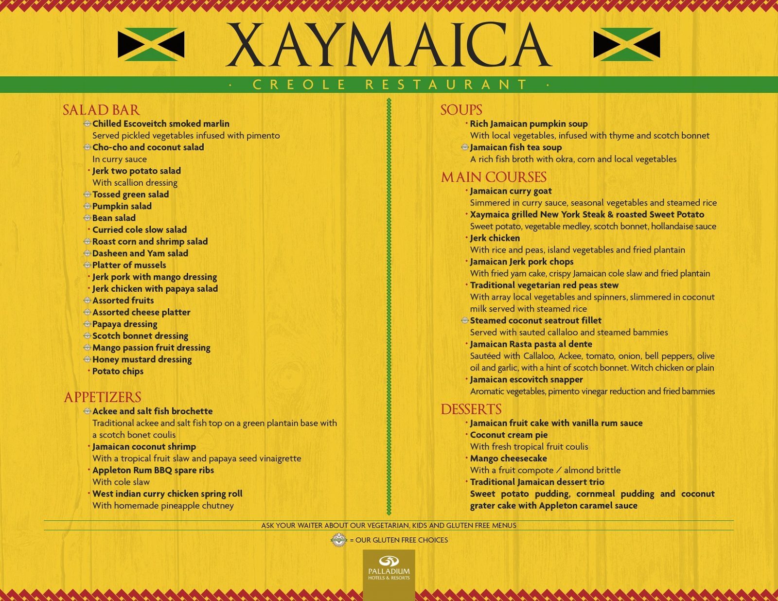 Jamaican Restaurant Menu Templates